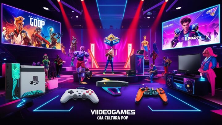 Como os videogames se tornaram uma parte central da cultura pop